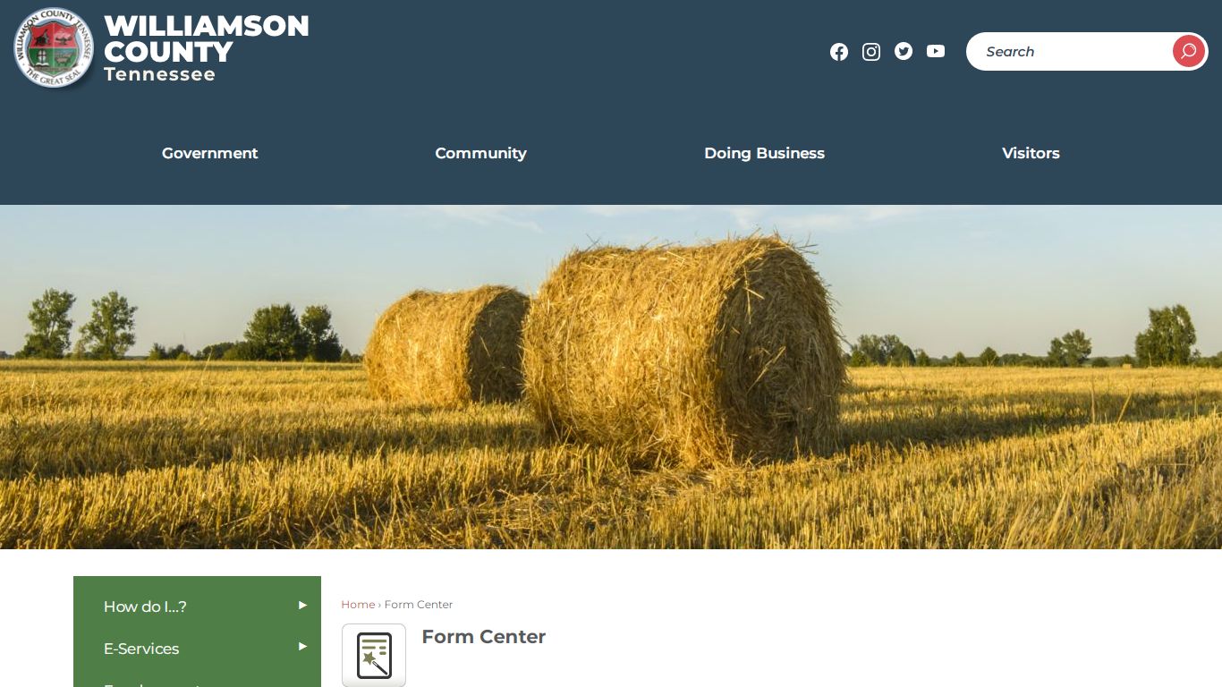 Form Center • Williamson County • CivicEngage